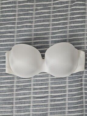 Maidenform Live Luxe Full Coverage Strapless Multiway Underwire Bra White 36C